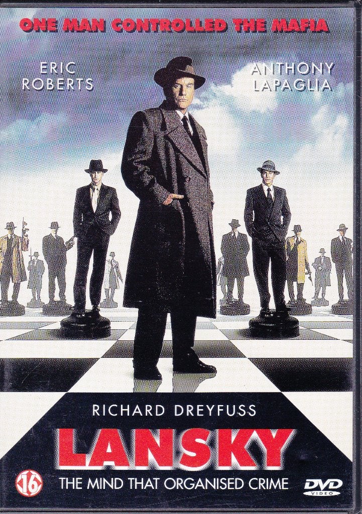 Lansky ֎ 1999, Richard Dreyfuss, Eric Roberts, Vanaf 16 jaar, Ophalen of Verzenden, Zo goed als nieuw, Maffia en Misdaad