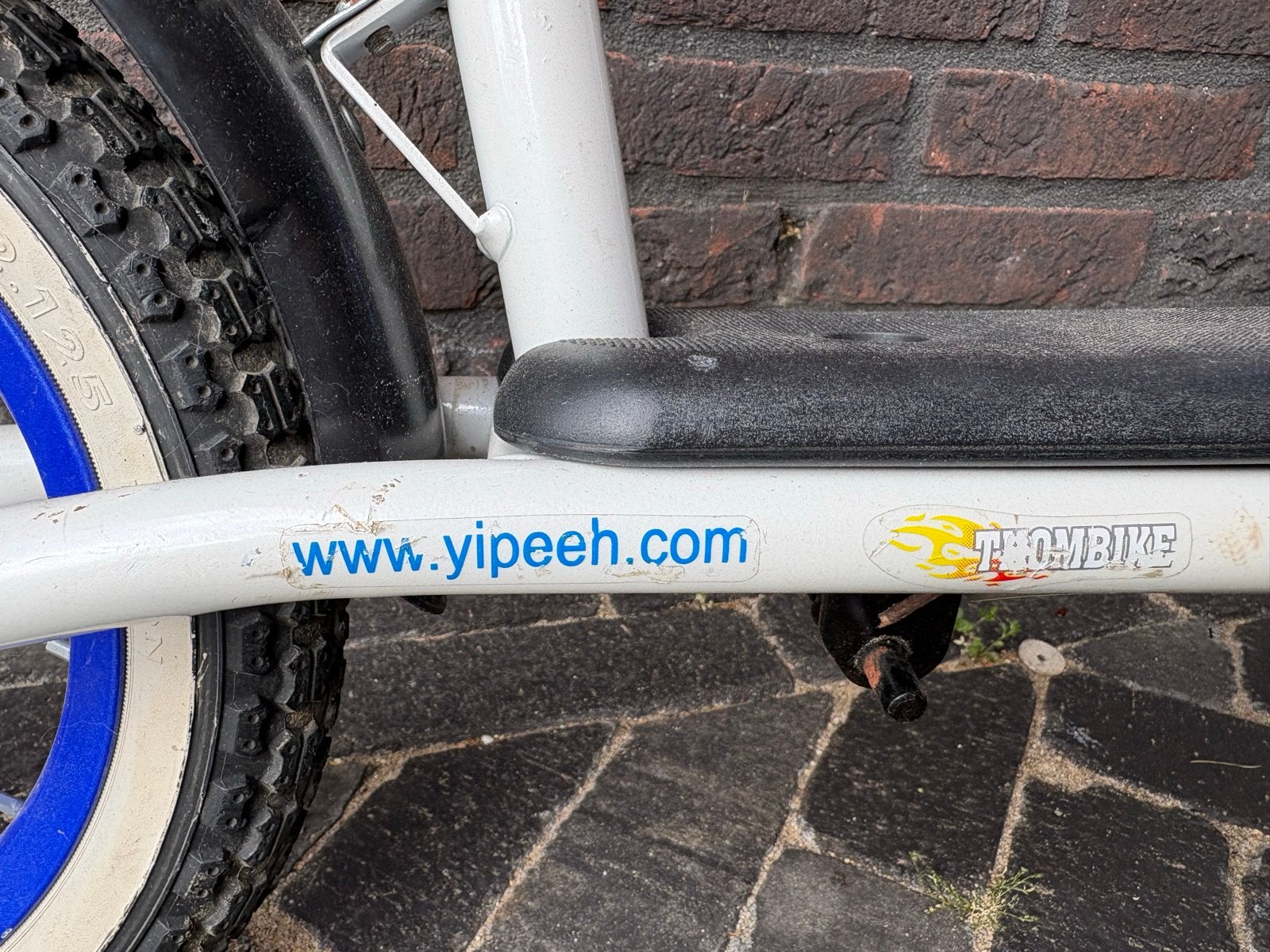 Yipeeh Thombike loopfiets/step - Blauw/Wit, Fietsen en Brommers, Steps, Ophalen, Gebruikt, Overige typen