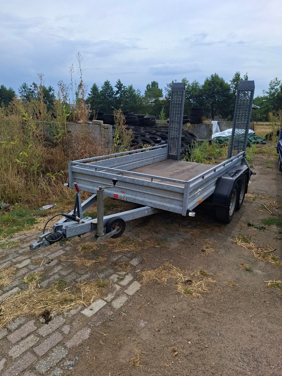 humbaur oprijkar, Auto diversen, Aanhangers en Bagagewagens, Ophalen of Verzenden