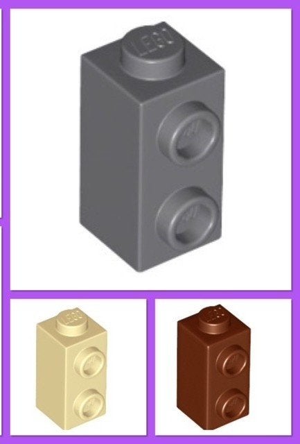 lego basis blokjes 1x1x2 met 2 nopjes op de voorkant, Ophalen of Verzenden, Nieuw, Losse stenen, Lego
