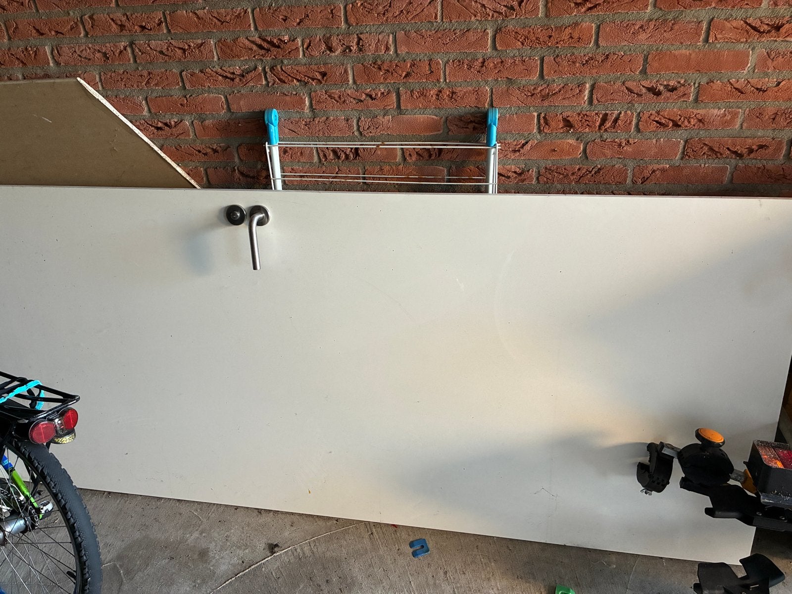 2x Opdekdeur Rechts Draaiend 213x95 en 213x90, Ophalen, Gebruikt, 80 tot 100 cm, 215 cm of meer
