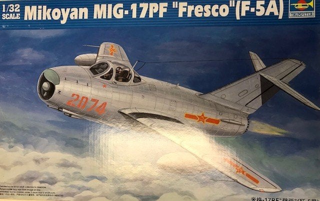 Coelianmodels, Trumpeter 02206, MIG-17PF, 1/32, € 28,-, Overige merken, Nieuw, Ophalen of Verzenden, Groter dan 1:72