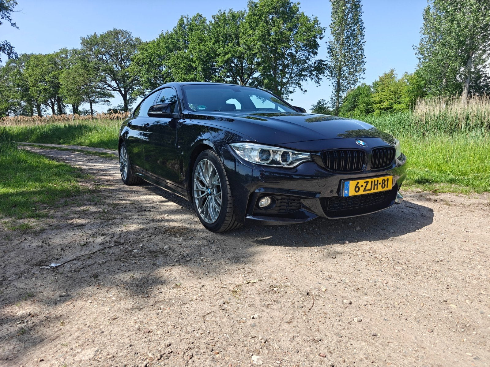 BMW 4-Serie 420IA 2.0 Gran Coupe 2015 Zwart 260pk, Auto's, Automaat, Achterwielaandrijving, Zwart, 4 cilinders
