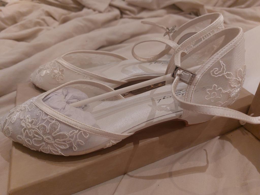 Nieuwe G. Westerleigh Estella bruidsschoenen ivoor maat 39, Ophalen of Verzenden, Nieuw, Wit, Schoenen