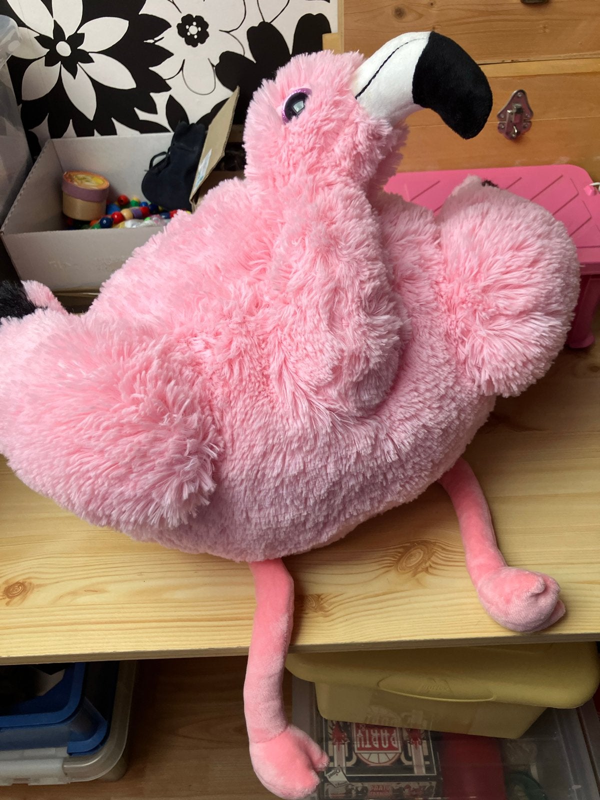 Grote roze flamingo handwarmer nieuw, Overige merken, Overige karakters, Overige typen, Ophalen of Verzenden