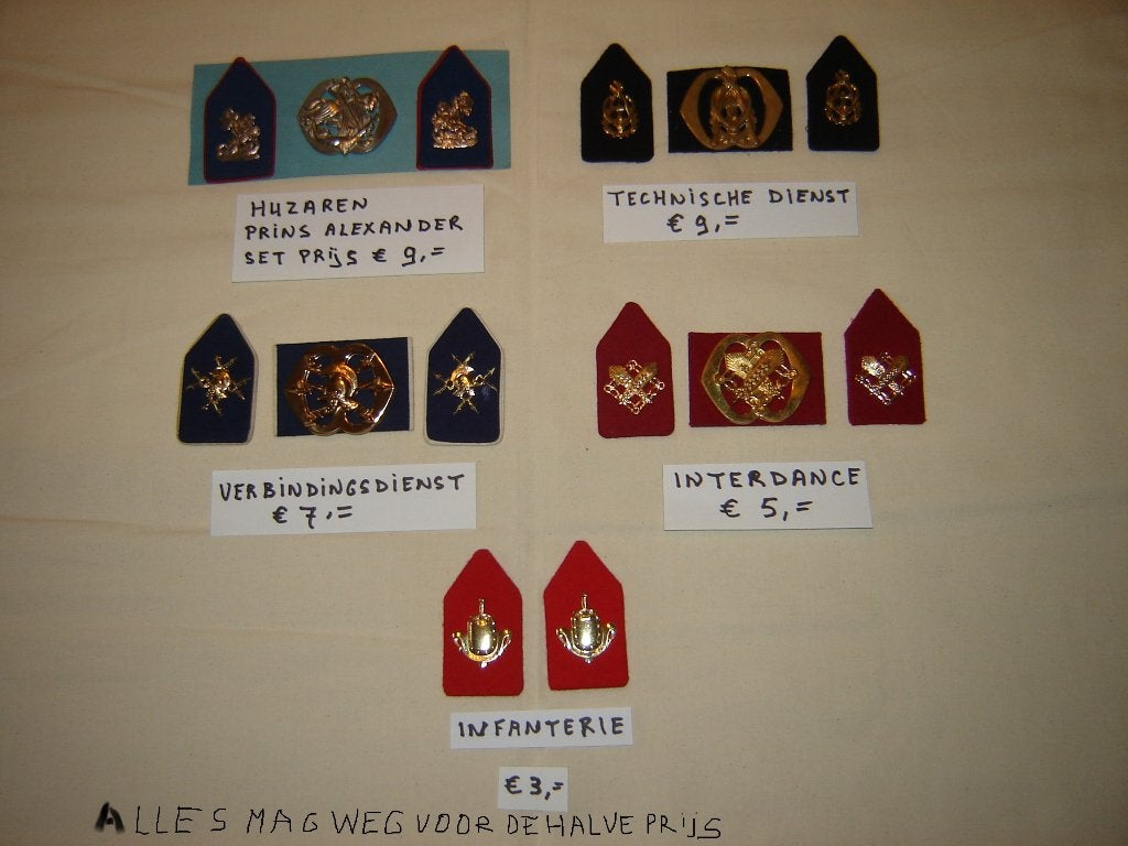 LEGER RANGEN, Verzamelen, Militaria | Algemeen, Ophalen of Verzenden, Landmacht, Nederland, Embleem of Badge