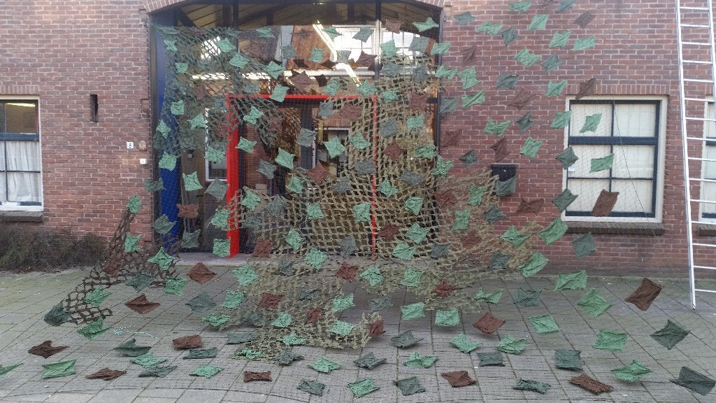 Camouflage Netten 6 x6 mtr, Ophalen of Verzenden, Landmacht, Overige gebieden, Overige typen