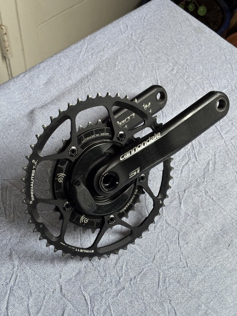 Cannondale SI Hollogram crankset met Power2Max NG powermeter, Fietsen en Brommers, Fietsonderdelen, Crankstel of Pedalen, Gebruikt