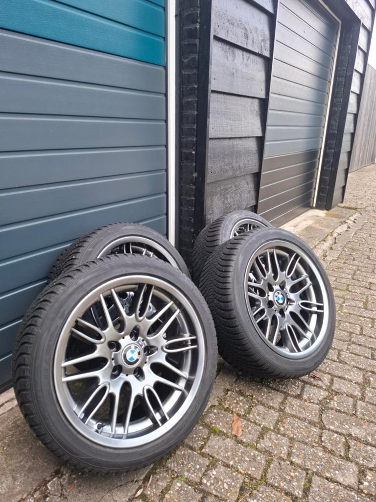 BMW style 65 M velgen chrome shadow, Auto-onderdelen, Banden en Velgen, Ophalen, 18 inch, 245 mm, Banden en Velgen