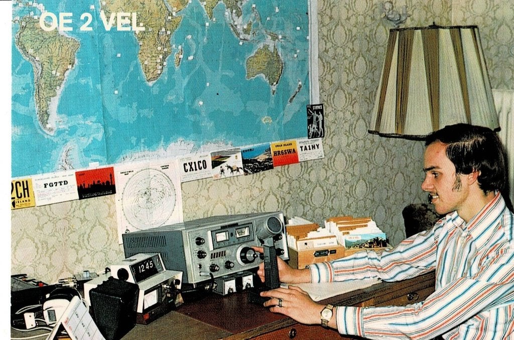 QSL kaart Oostenrijk, Verzamelen, Ophalen of Verzenden, 1960 tot 1980, Ongelopen, Overige thema's
