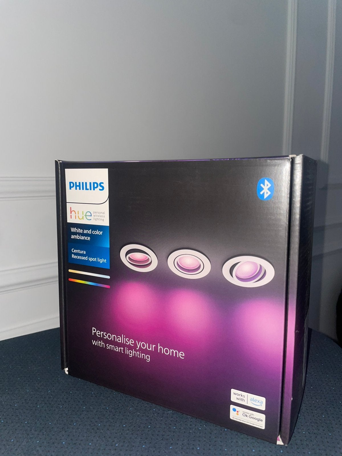 3-pack Centura inbouwspot, Ophalen of Verzenden, Zo goed als nieuw