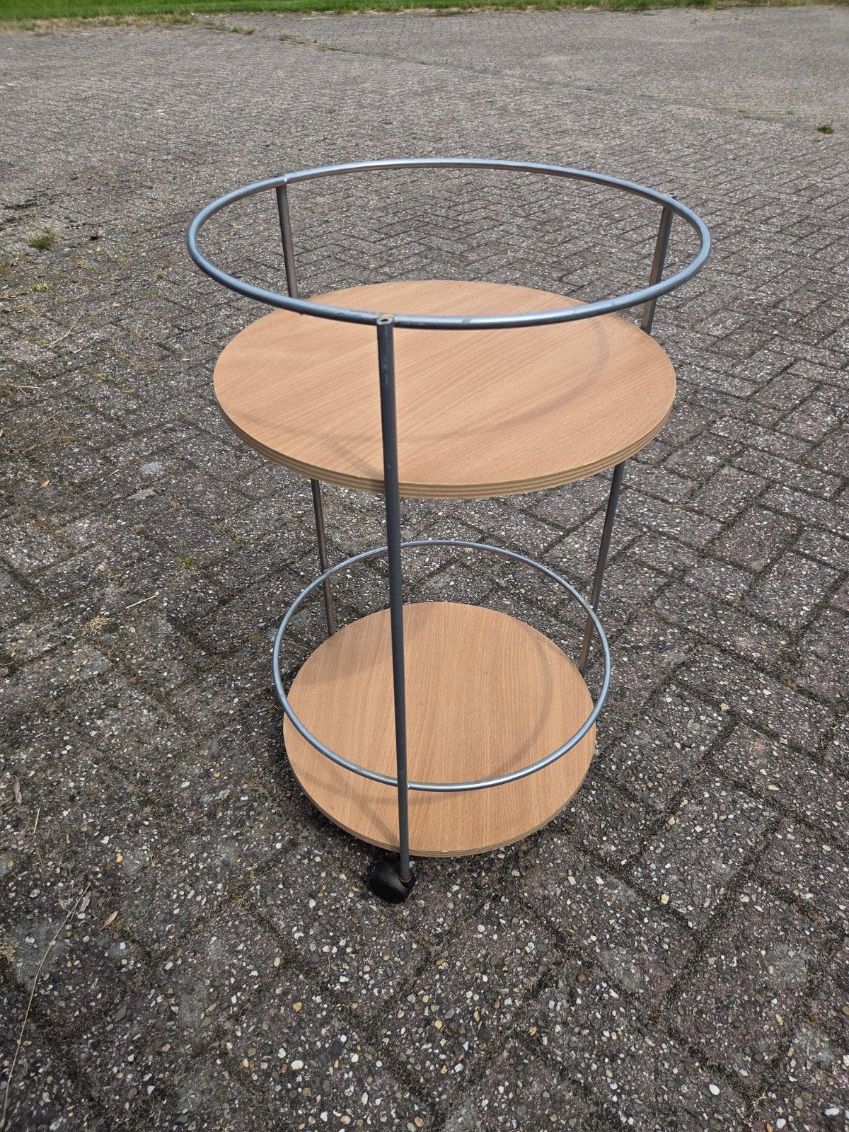 Drank trolley vaste prijsje, Huis en Inrichting, Tafels | Bijzettafels, Ophalen, Rond, Minder dan 55 cm, 60 cm of meer