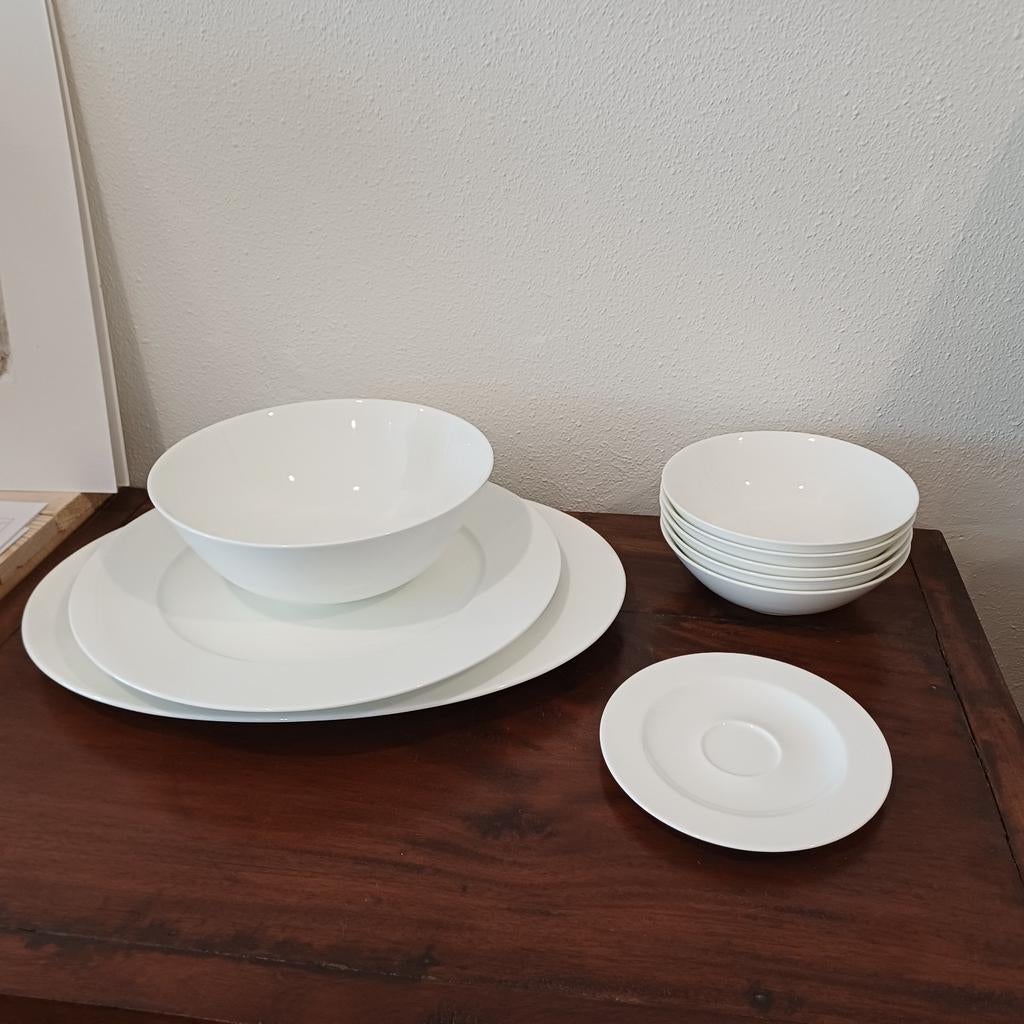 Hutschenreuther servies Cocorde wit, Antiek en Kunst, Antiek | Servies los, Ophalen of Verzenden