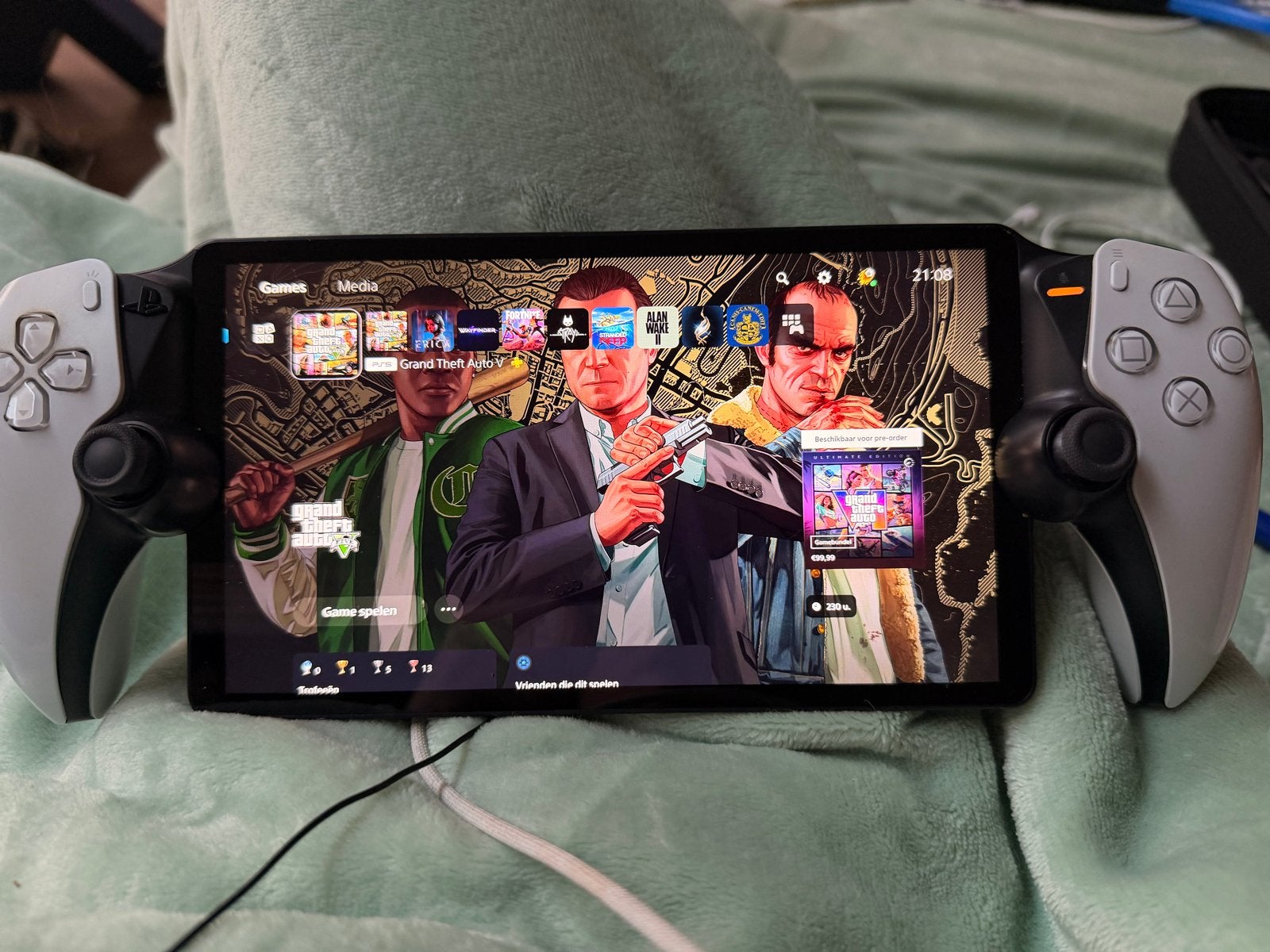 PlayStation Portal - Goede staat met opbergdoos, Ophalen, Gebruikt, Overige controllers, PlayStation 5