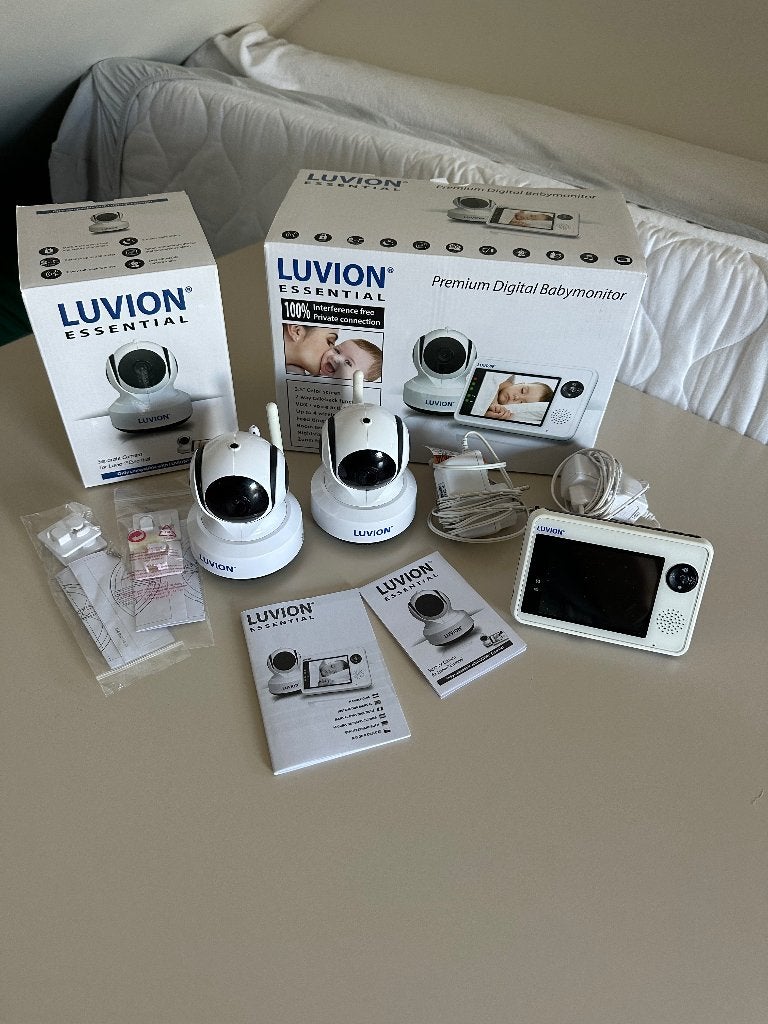 Dubbele Babyfoon Luvion, Kinderen en Baby's, Babyfoons, Ophalen of Verzenden, Gebruikt, 250 meter of meer, Camera