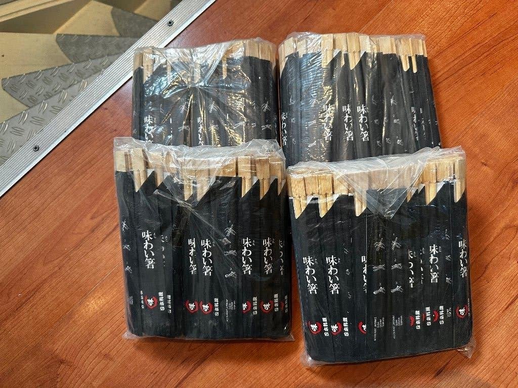 Sushi eetstokjes 4 x 100 stuks, Ophalen of Verzenden