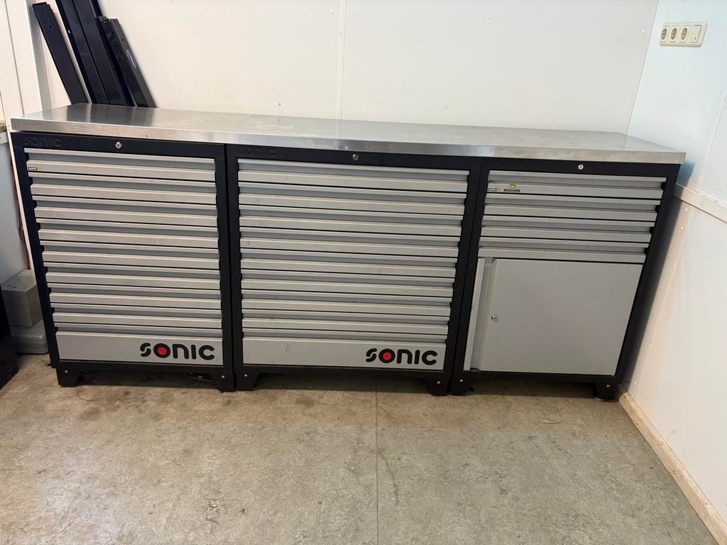 Zeer nette sonic werkbank, Ophalen of Verzenden, Zo goed als nieuw, 170 cm of meer