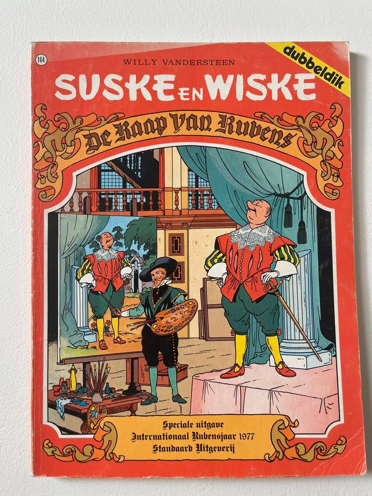 Suske en wiske 164 de raab van rubens eerste 1e 1ste druk, Eén stripboek, Ophalen of Verzenden, Zo goed als nieuw