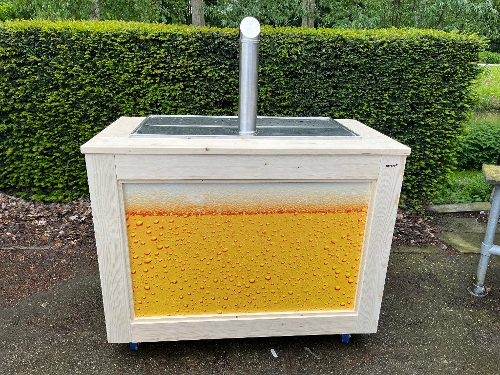Mobiele Biertap/Bar met Serrco Koeling, Zo goed als nieuw, X, Info@brtuzzbarshop.nl, Serrco / Bertuzz