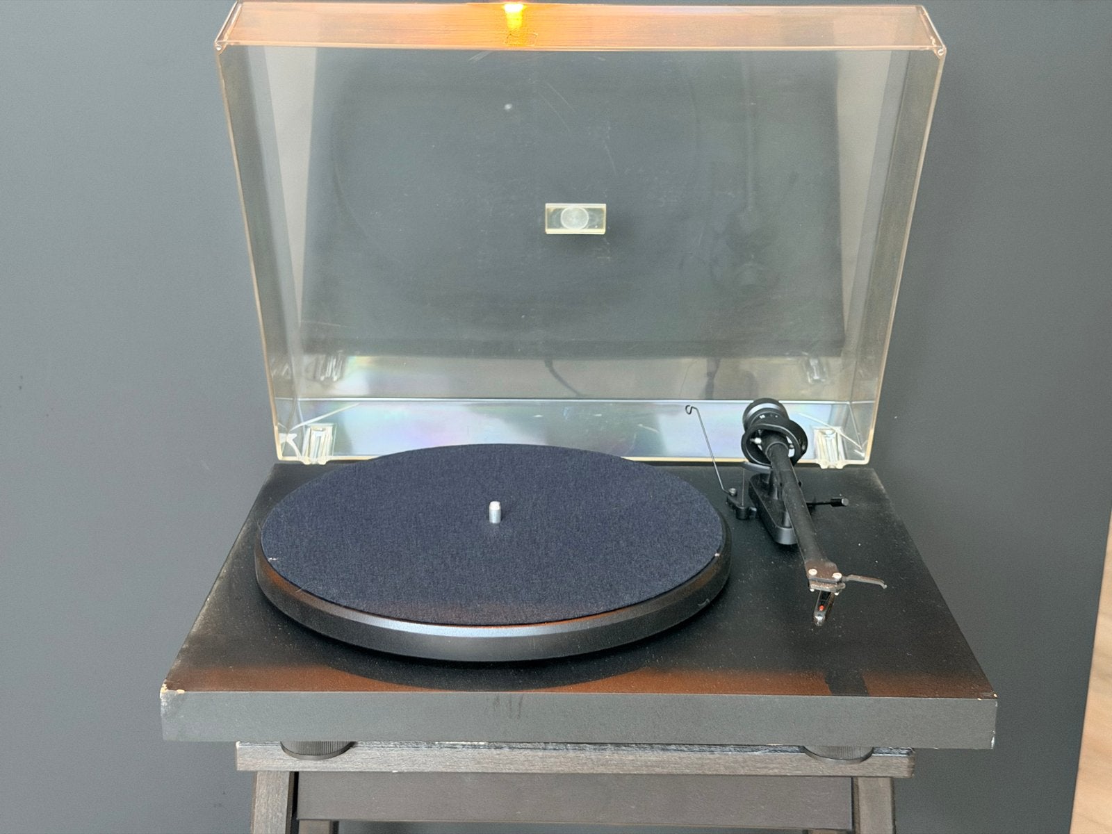 Pro-Ject debut Platenspeler met Ortofon OMB 5E element, Ophalen of Verzenden, Gebruikt, Platenspeler, Overige merken