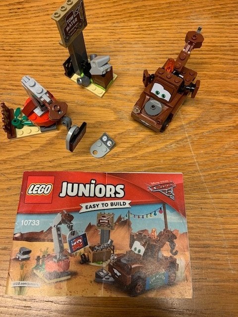 Lego 10733 Junior Takels + Sloopterrein, Lego, Inclusief instructies, Ophalen of Verzenden, Zo goed als nieuw