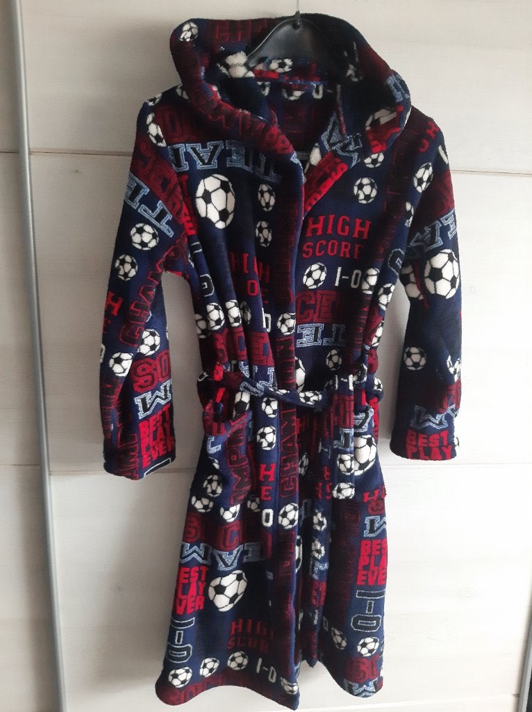 Lekker warme badjas. Maat 140/152, Nacht- of Onderkleding, Gebruikt, Jongen of Meisje, Soho