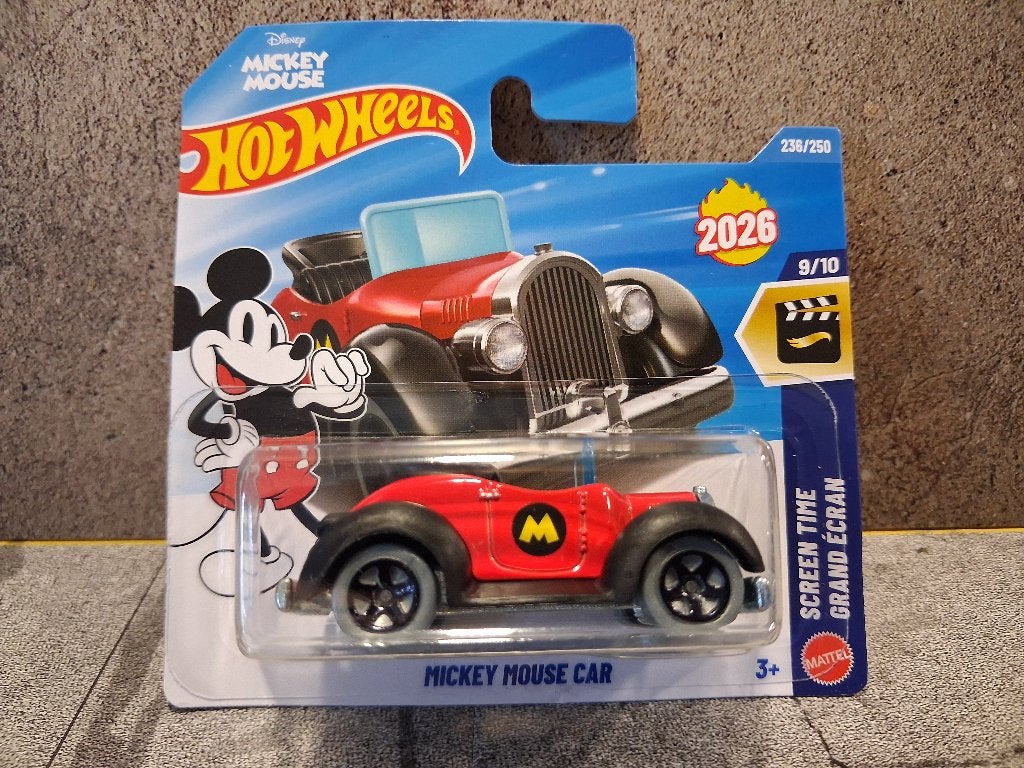 Mickey Mouse Car van Hot Wheels, Hobby en Vrije tijd, Ophalen, Nieuw, Auto