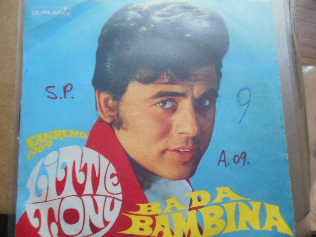 single little tony bada bambino 45rpm jukebox vinyl record, Gebruikt, 7 inch, Ophalen of Verzenden, Pop