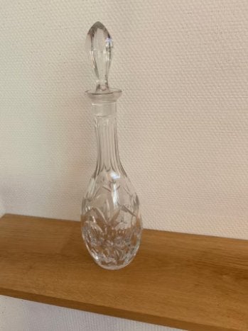 Kristallen karaf - 38cm hoog, ideaal voor bv port, Antiek en Kunst, Ophalen