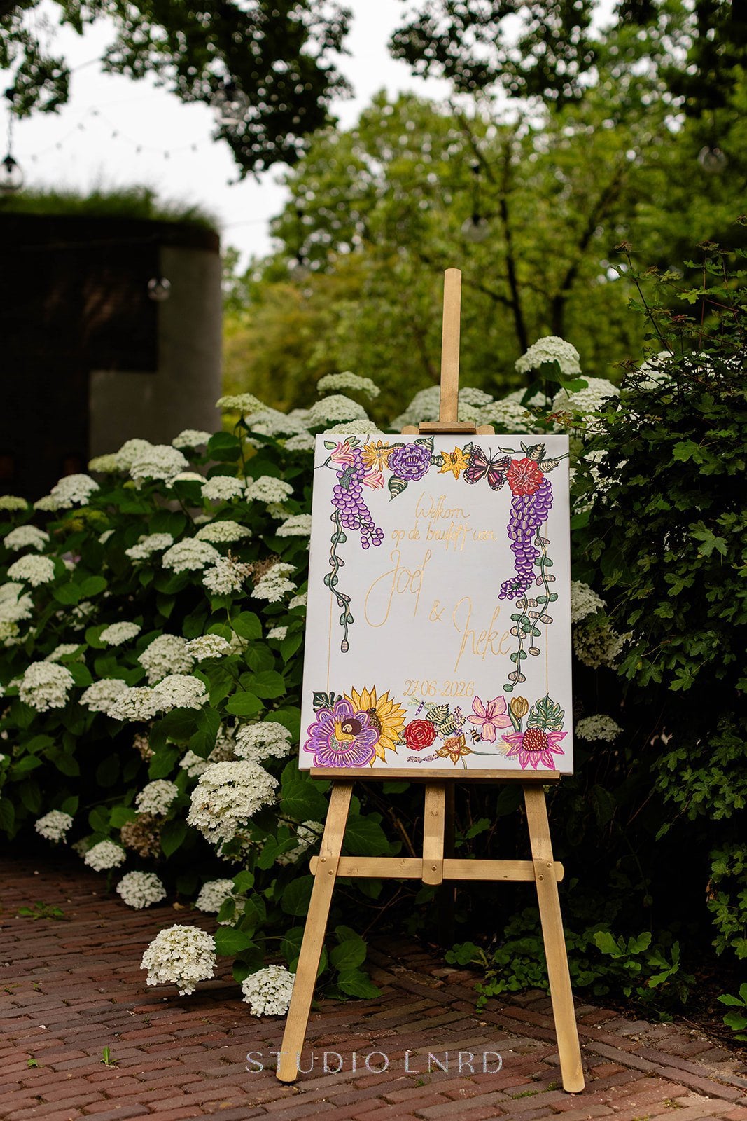 Gouden schildersezel bruiloft, Ophalen, Zo goed als nieuw, Ezel