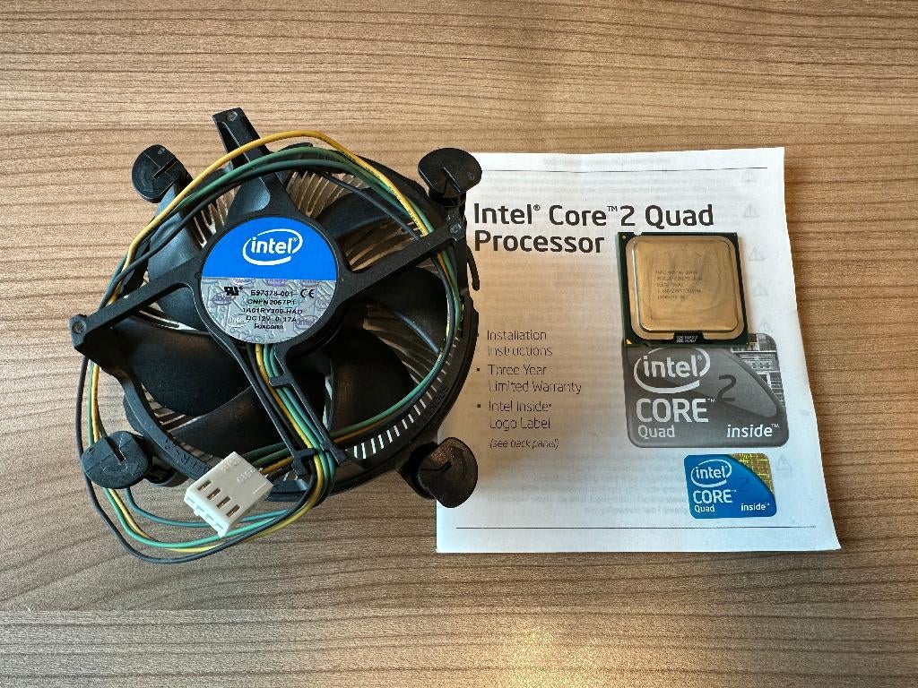 Intel Core 2 Quad Q8400 2,66Ghz S775 Boxed processor, Computers en Software, Processors, Core 2 Quad, Gebruikt, 4-core, Socket 775
