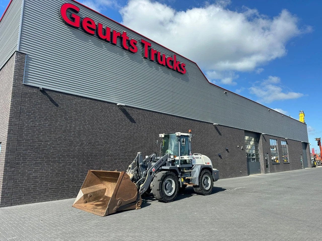 Terex TL 160 +HOOGKIEPBAK+HYDRAULISCHE+VEEGBORSTEL, Wiellader of Shovel