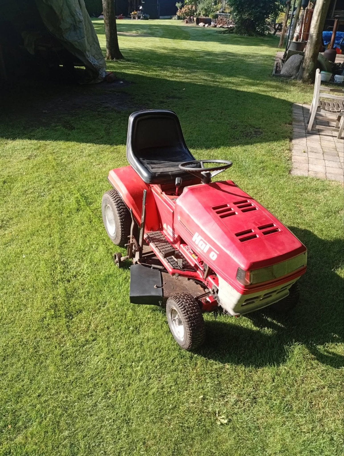 Zitmaaier met goed dek en goede messen, Tuin en Terras, Ophalen, Gebruikt, Hako, Elektrische starter