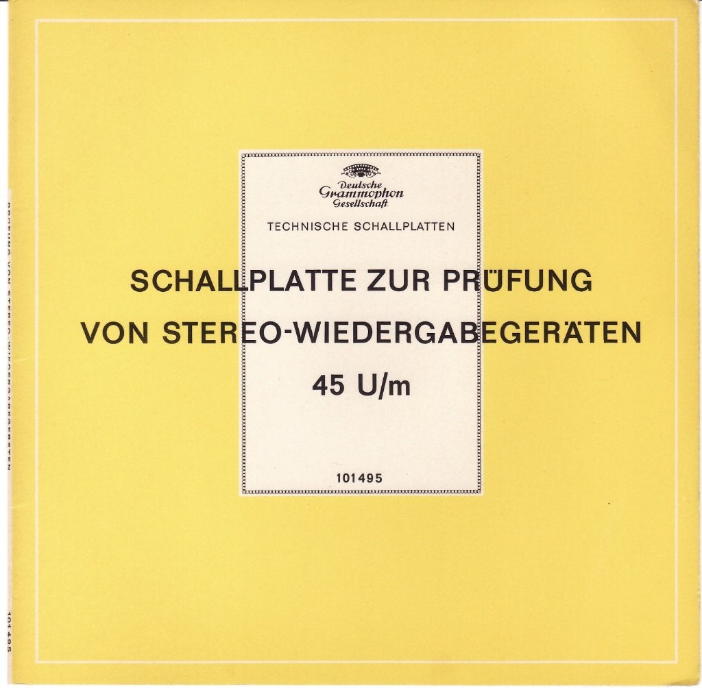 Testplaatje DGG 45 toeren 1966, Cd's en Dvd's, Vinyl Singles, Zo goed als nieuw, EP, Overige genres, 7 inch, Ophalen of Verzenden