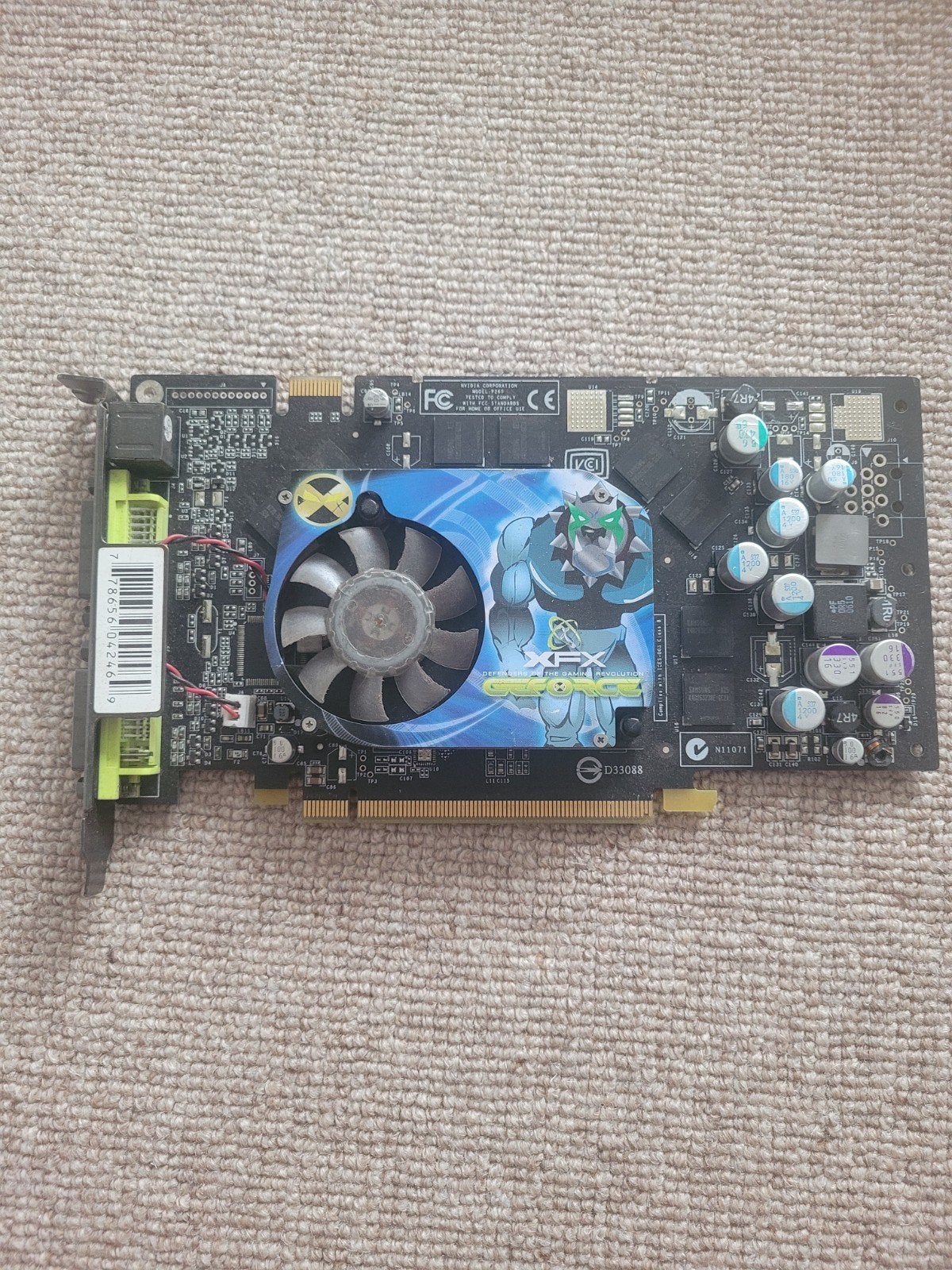 NVIDIA GeForce 8800 GT 128MB DDR3 Grafische Kaart, Computers en Software, Ophalen, Gebruikt, GDDR3, Tv-Out