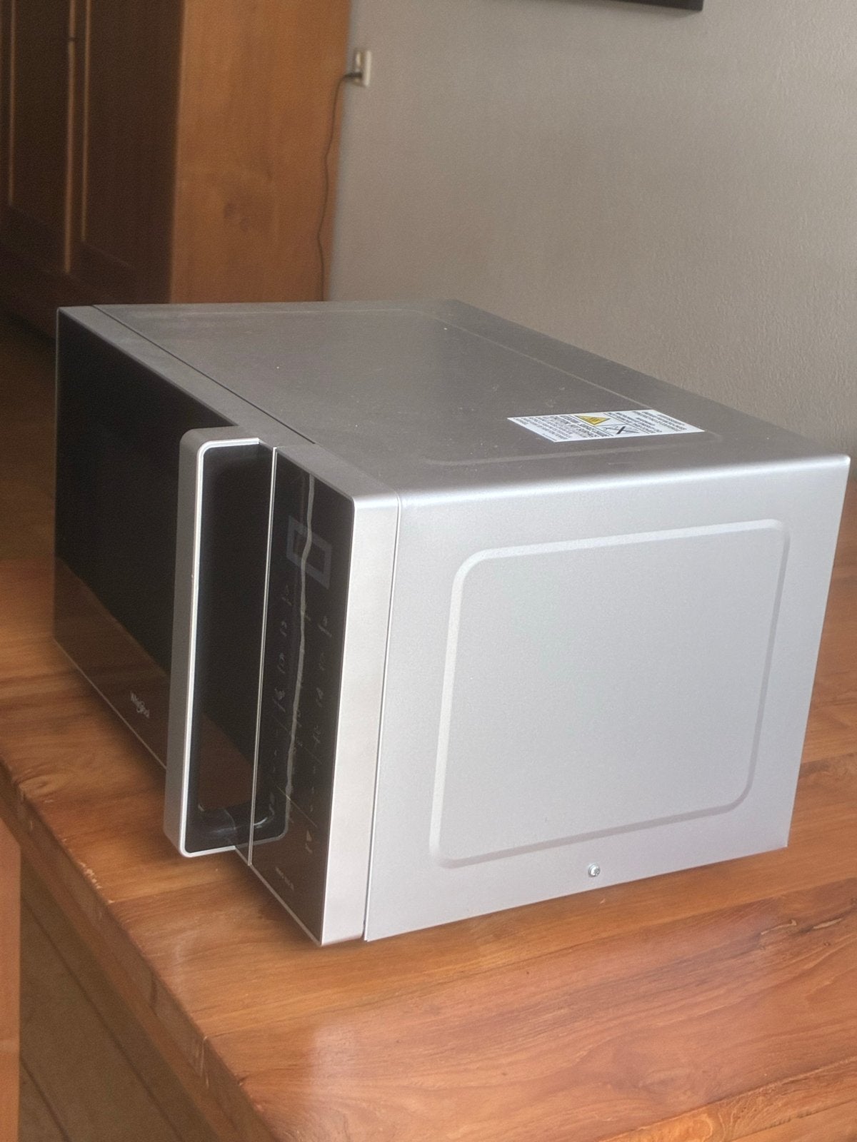 Whirlpool MWO 625 SL Magnetron - Zo goed als nieuw, Ophalen, Draaiplateau, Magnetron, Zo goed als nieuw
