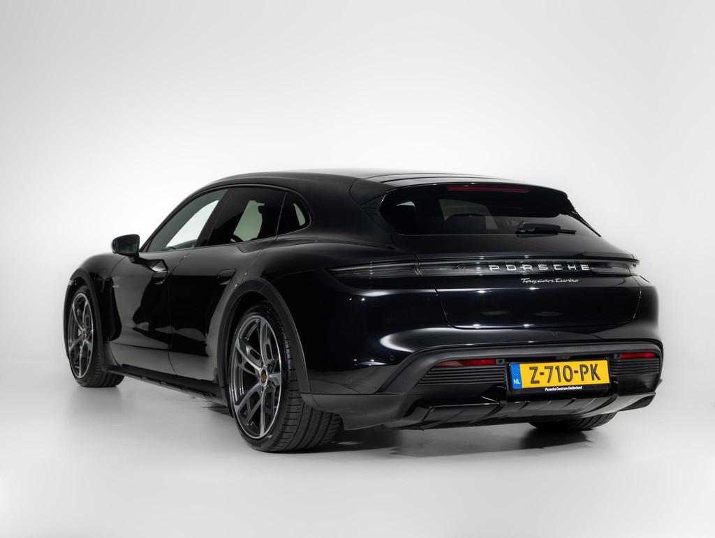 Porsche Taycan Turbo Cross Turismo, Auto's, Porsche, Gebruikt, Zwart, Adaptive Cruise Control, Met garantie (alle)