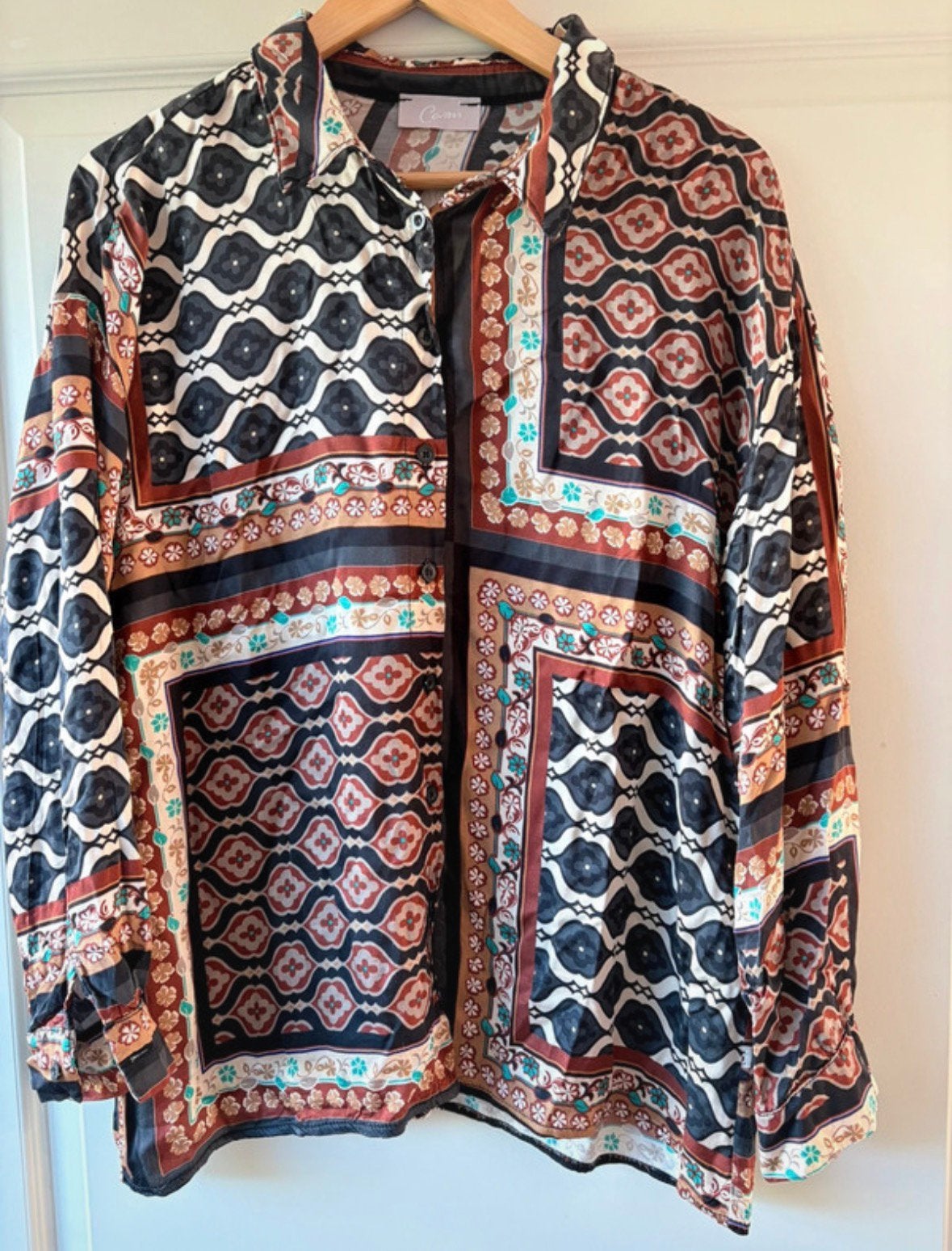 Blouse van Cassis, mt 42, Verzenden, Zo goed als nieuw, Maat 42/44 (L), Overige kleuren