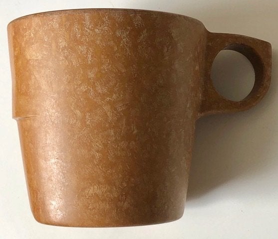 Vintage beker US army melamine fifties amerikaanse leger, Ophalen of Verzenden