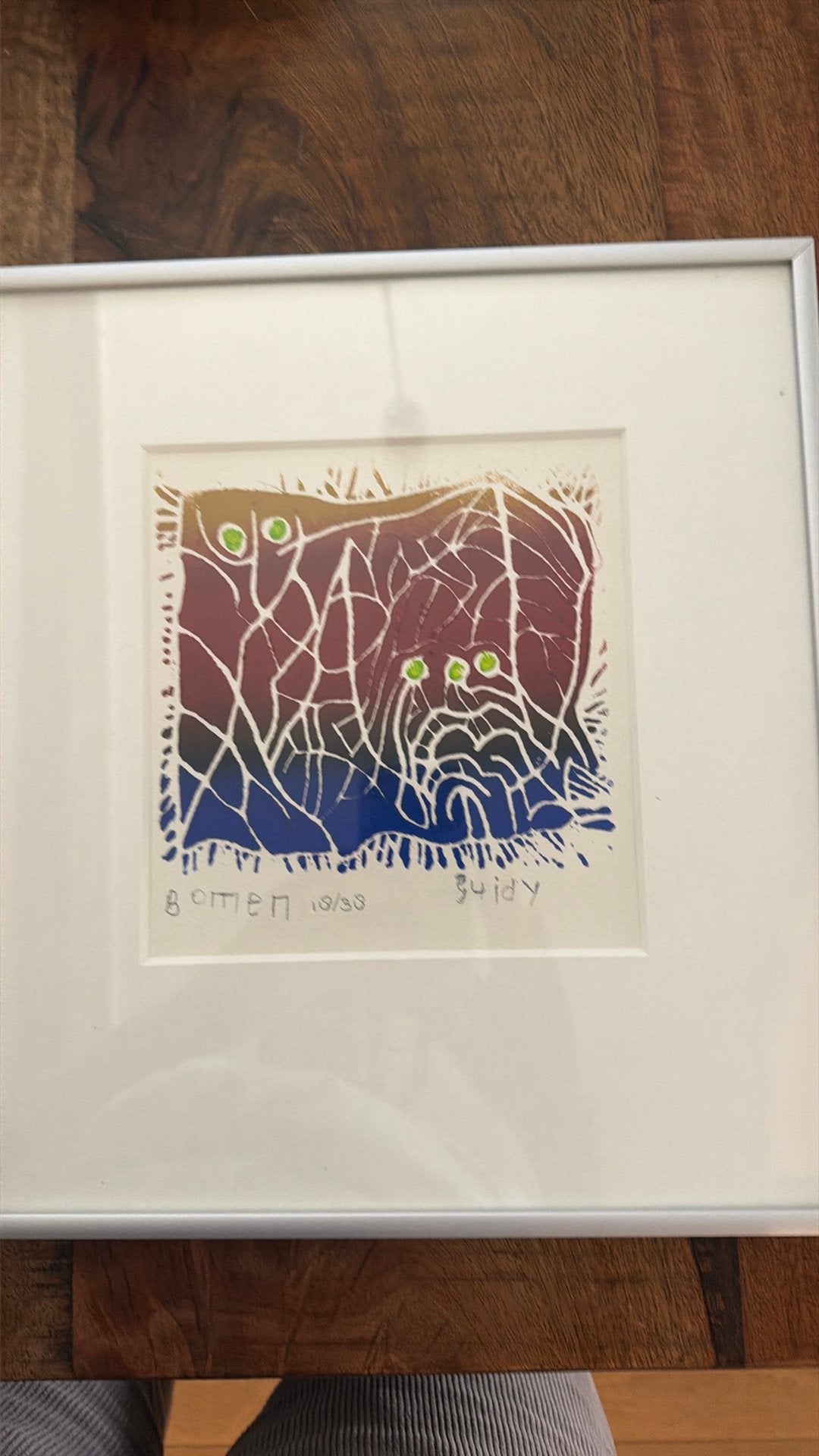 Guidy – Bomen – 18/38, Antiek en Kunst, Genummerd, Ophalen of Verzenden, Dieren en Natuur