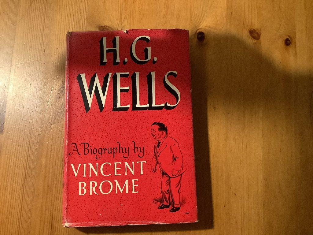 H.G. Wells/Vincent Brome, a biography 1951, First Edition, Ophalen of Verzenden, Gelezen, H.G. Wells/Vincent Brome