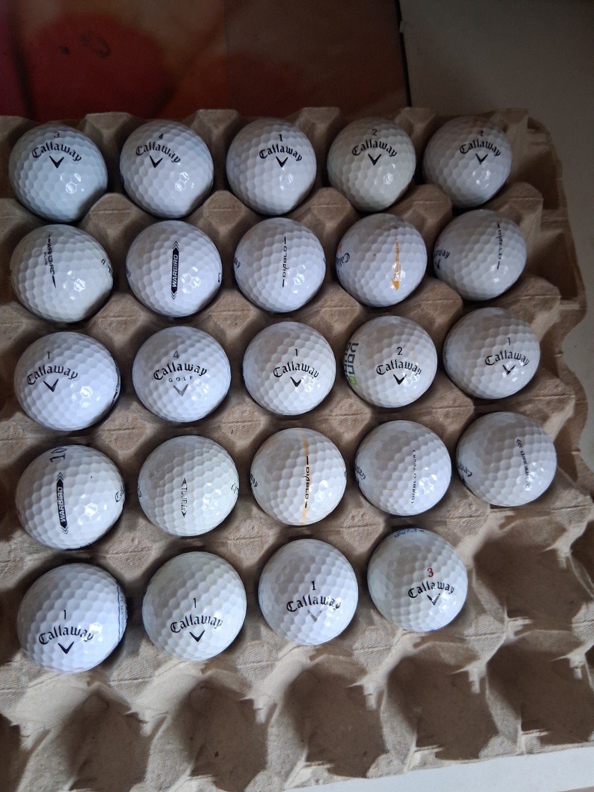 24 callaway mix golfballen, Ophalen of Verzenden, Zo goed als nieuw, Bal(len), Callaway