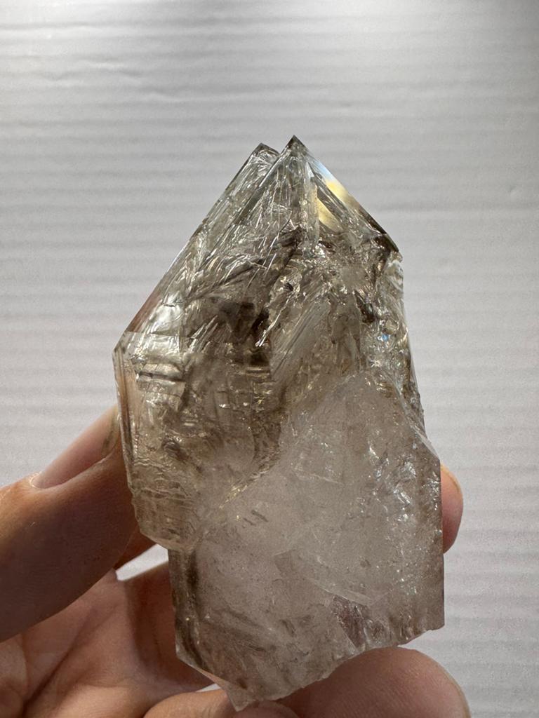 Vensterkwarts rookkwarts kristal mineraal -Goboboseb Namibië, Ophalen of Verzenden