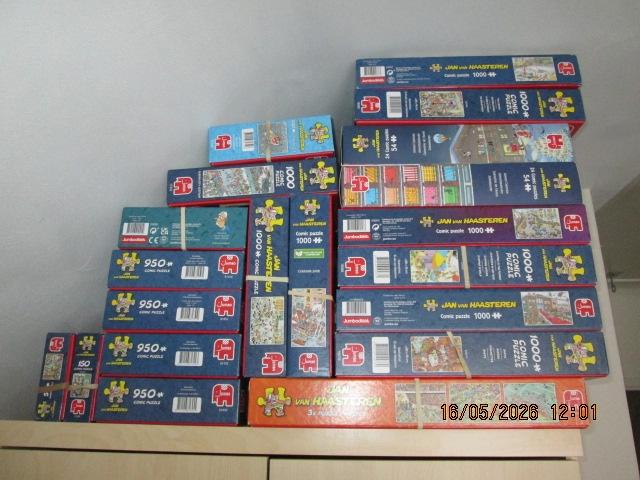 Verzameling puzzels Jan van Haasteren JvH Jumbo, Hobby en Vrije tijd, Denksport en Puzzels, Ophalen of Verzenden, 500 t/m 1500 stukjes