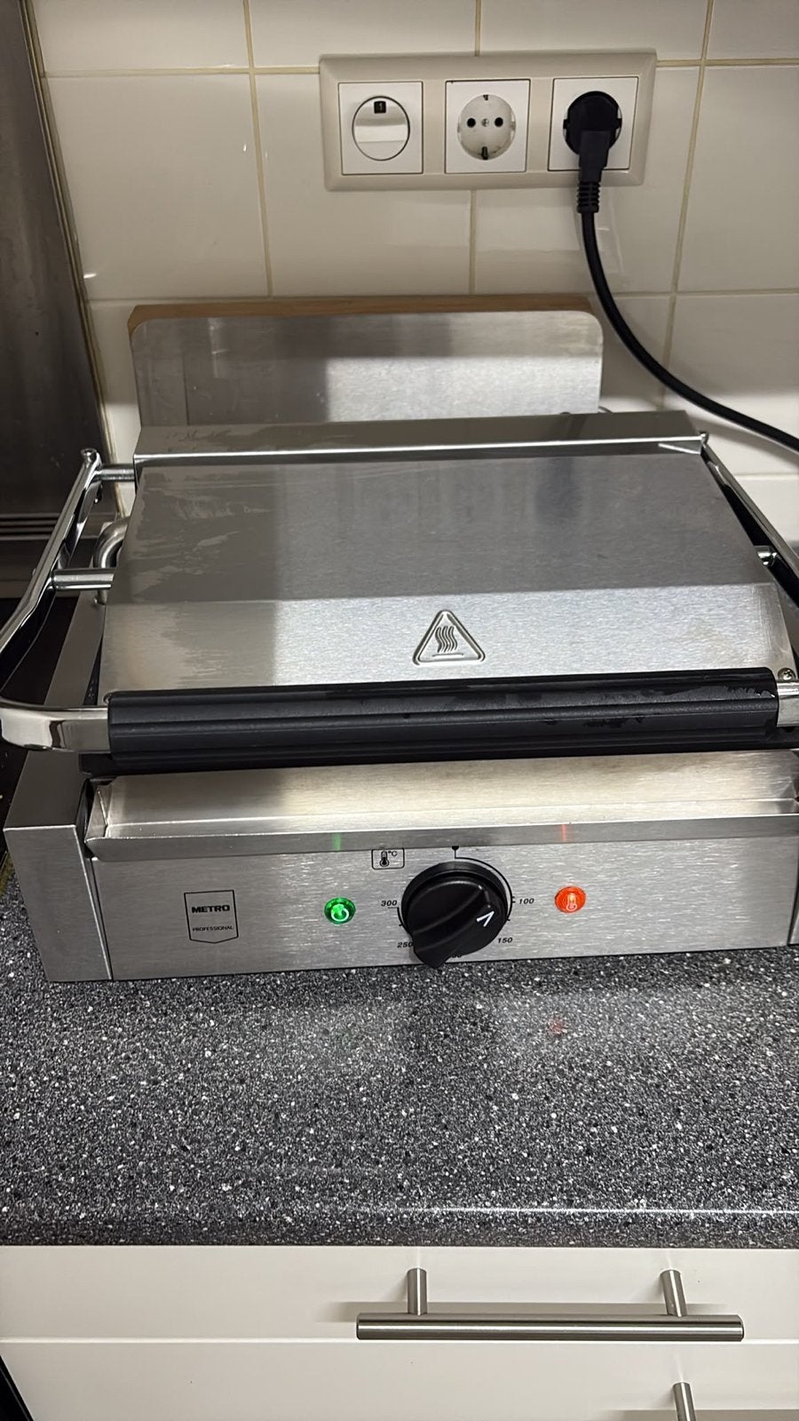 METRO PROFESSIONAL Contactgrill GPG1101 - gebruikt, Ophalen, Gebruikt