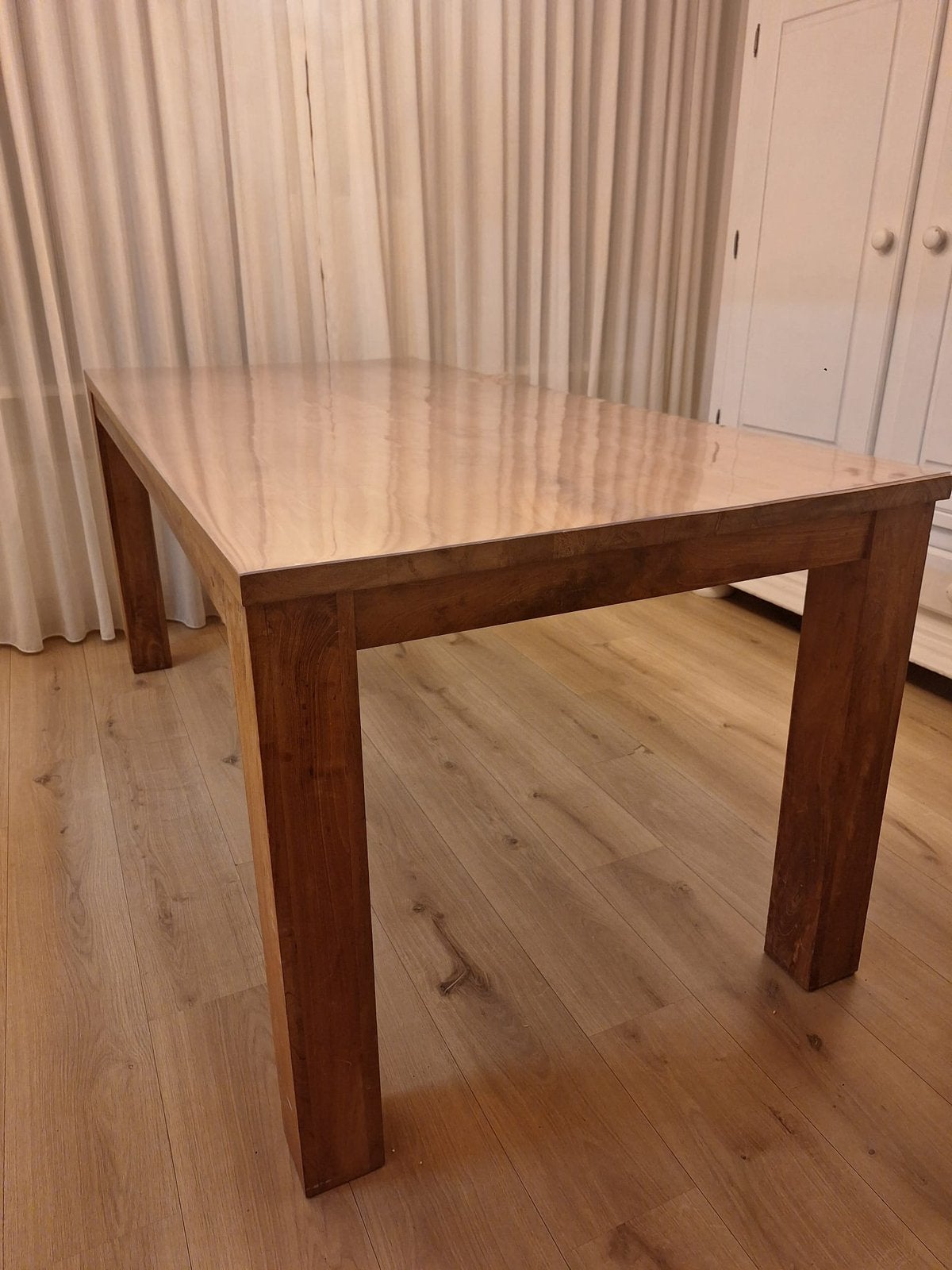 Eettafel, Huis en Inrichting, Ophalen, 200 cm of meer, 50 tot 100 cm, Zo goed als nieuw