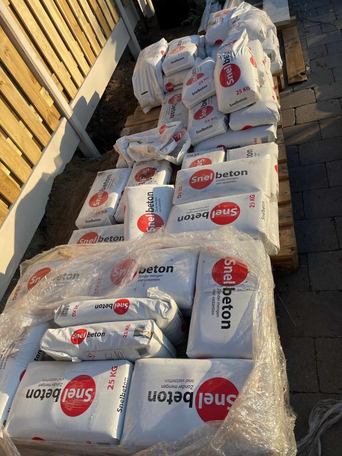 Snelbeton 25kg zakken - Nieuw - 47 stuks, Doe-het-zelf en Verbouw, Ophalen, Nieuw