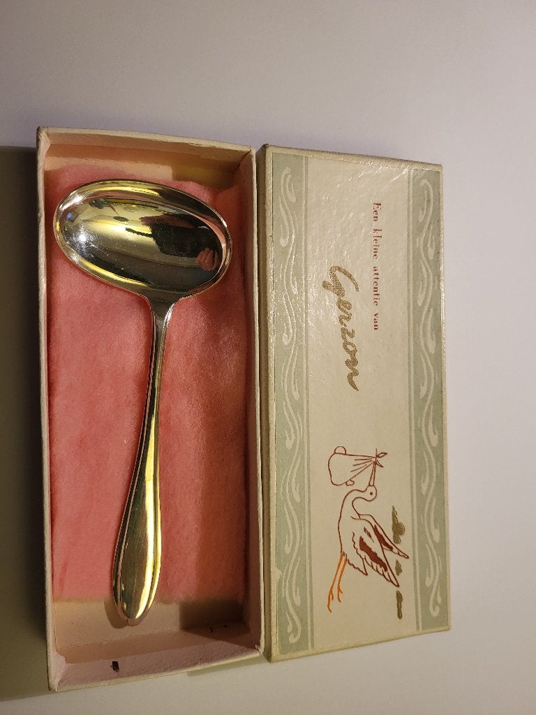 "Een kleine attentie van Gerzon" dwarslepel puntfilet, Ophalen of Verzenden, Nieuw, Overige materialen, Bestek