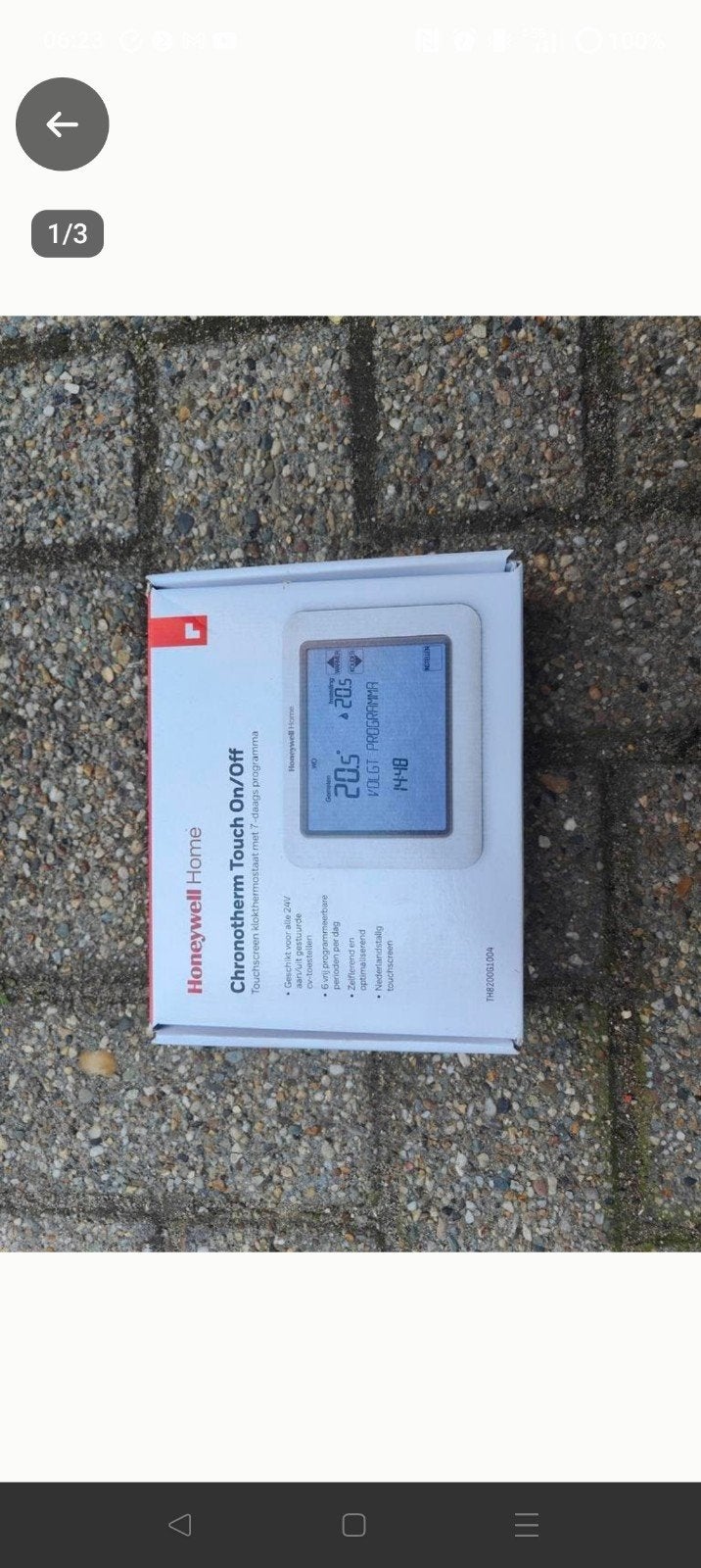 Nieuwe Honeywell Home Chronotherm Touch aan/uit thermostaat, Ophalen of Verzenden