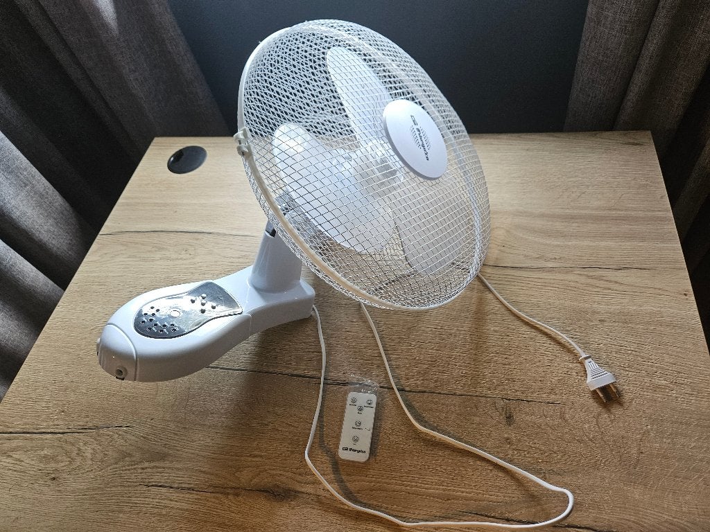 Wandventilator 40cm, Ophalen, Ventilator met afstandsbediening, Zo goed als nieuw, Overige